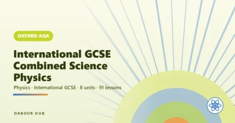 Oxford AQA International GCSE Combined Science — Physics cover