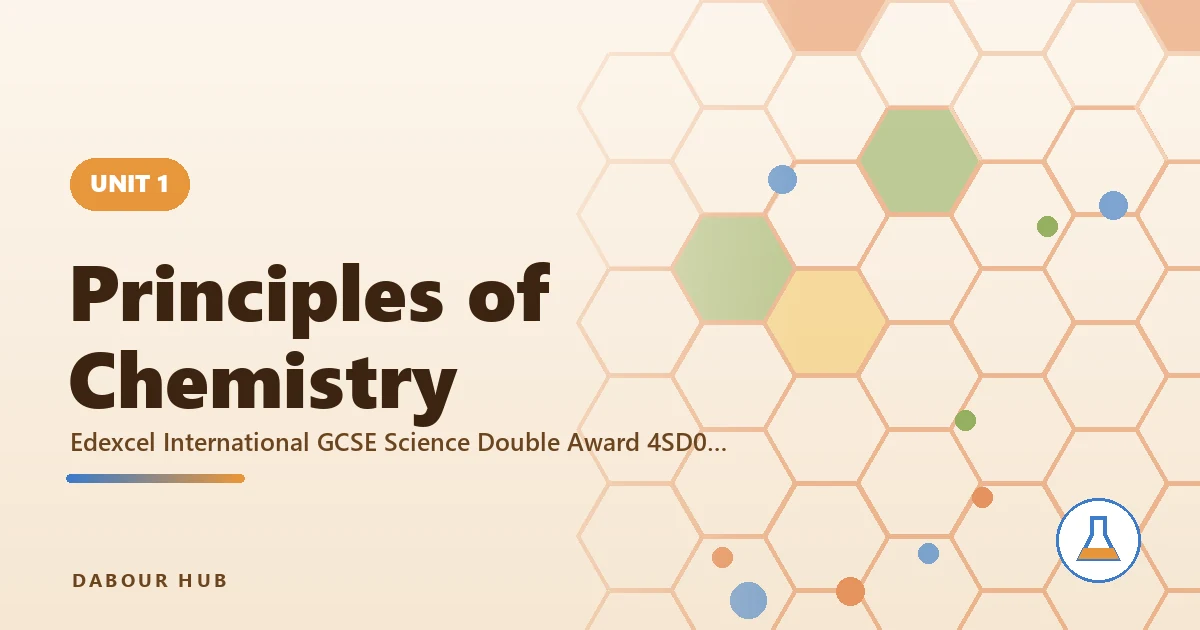 Principles of Chemistry — unit cover