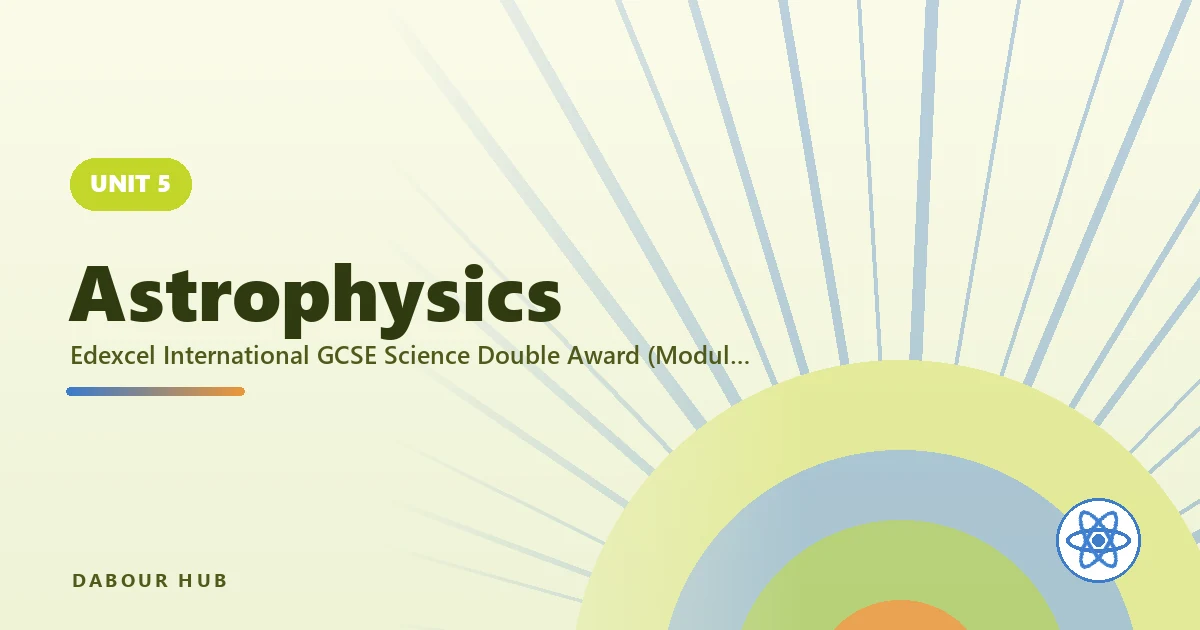 Astrophysics — unit cover
