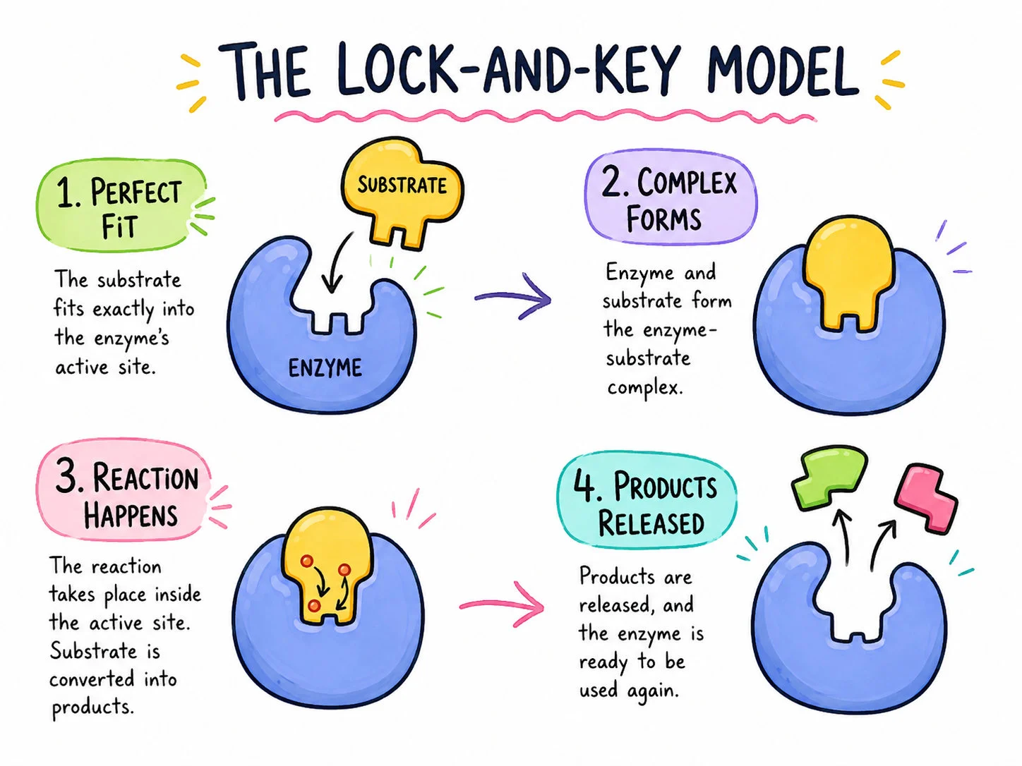 Lock and key model