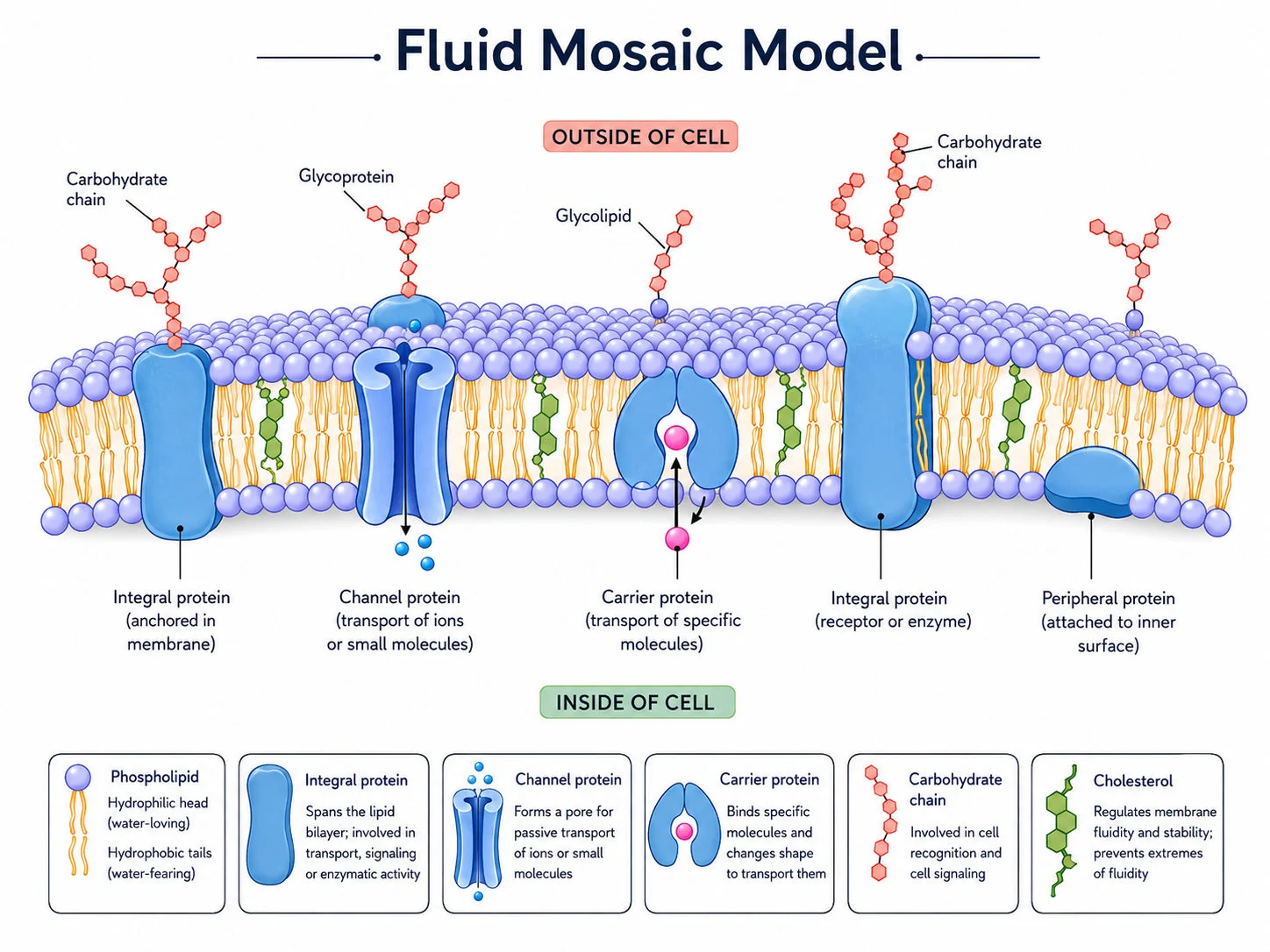 Fluid mosaic model