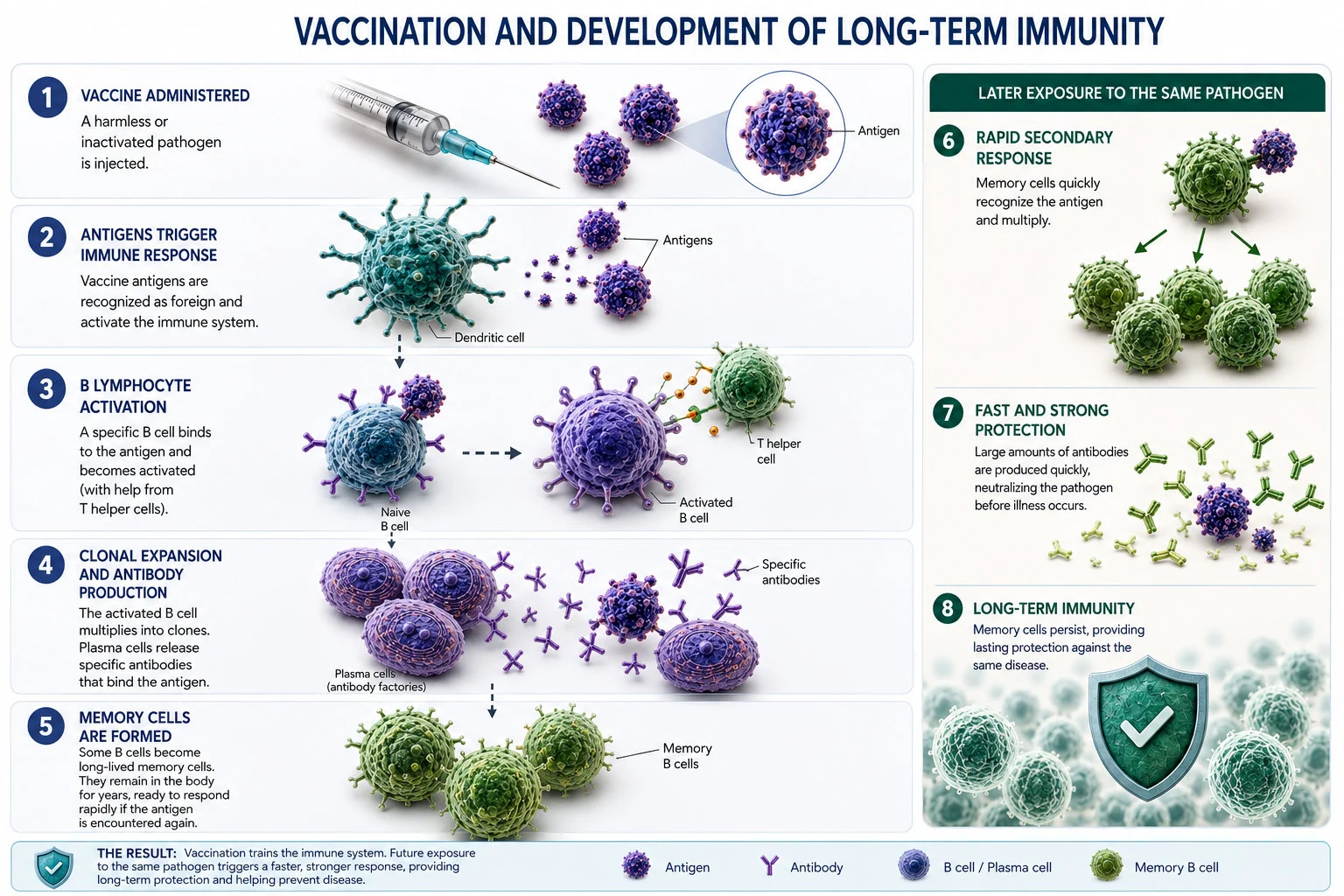 Vaccination and immunological memory