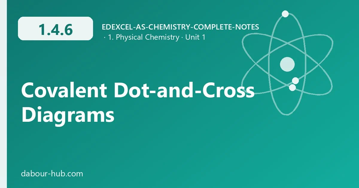 1.4.6 Covalent Dot-and-Cross Diagrams