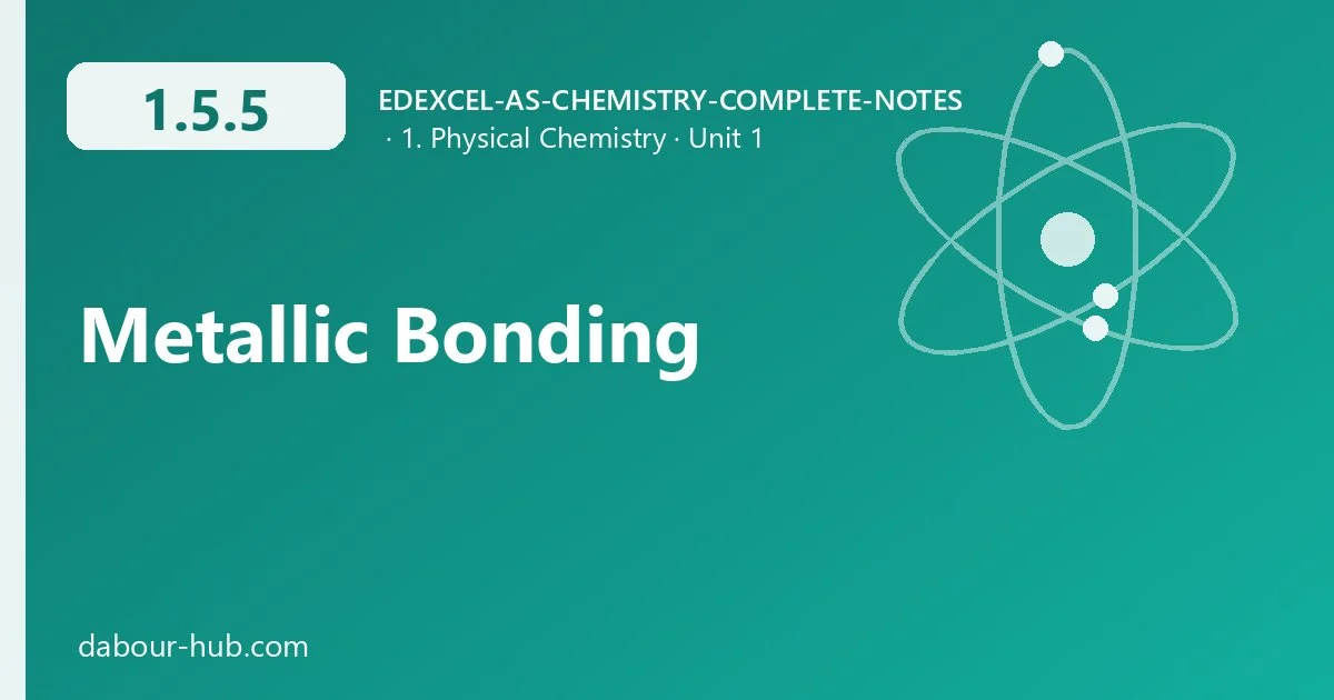1.5.5 Metallic Bonding