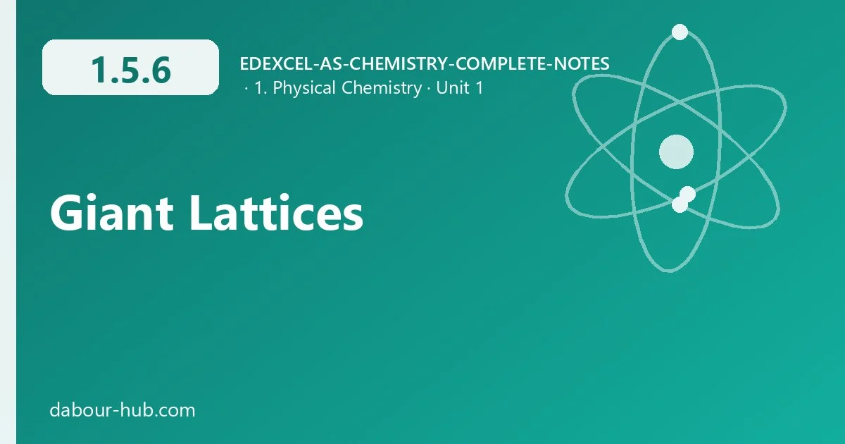 1.5.6 Giant Lattices