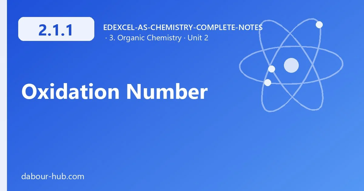 2.1.1 Oxidation Number