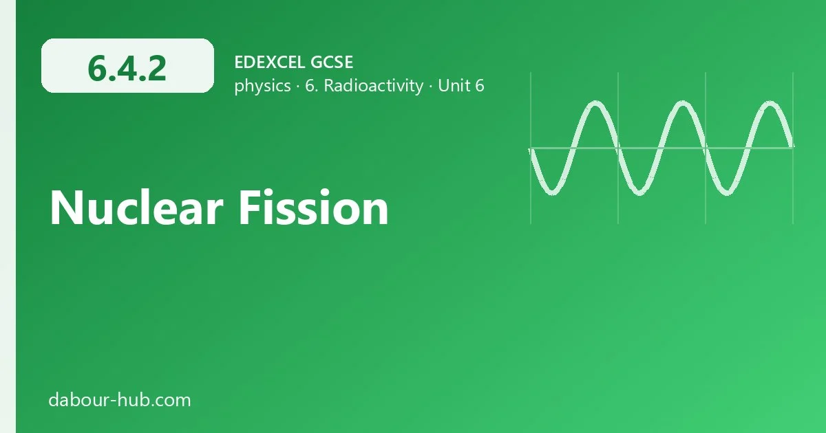 6.4.2 Nuclear Fission