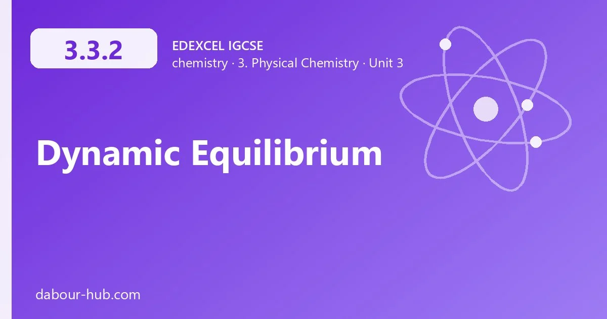 3.3.2 Dynamic Equilibrium