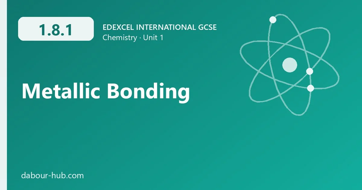 1.8.1 Metallic Bonding