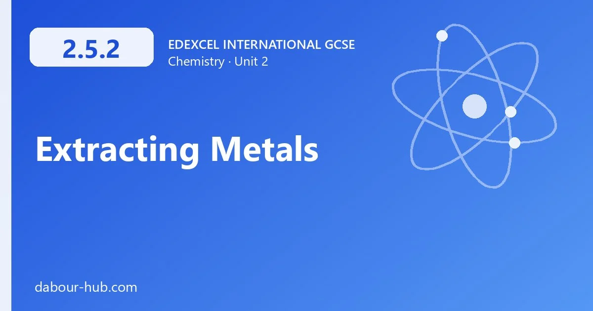 2.5.2 Extracting Metals