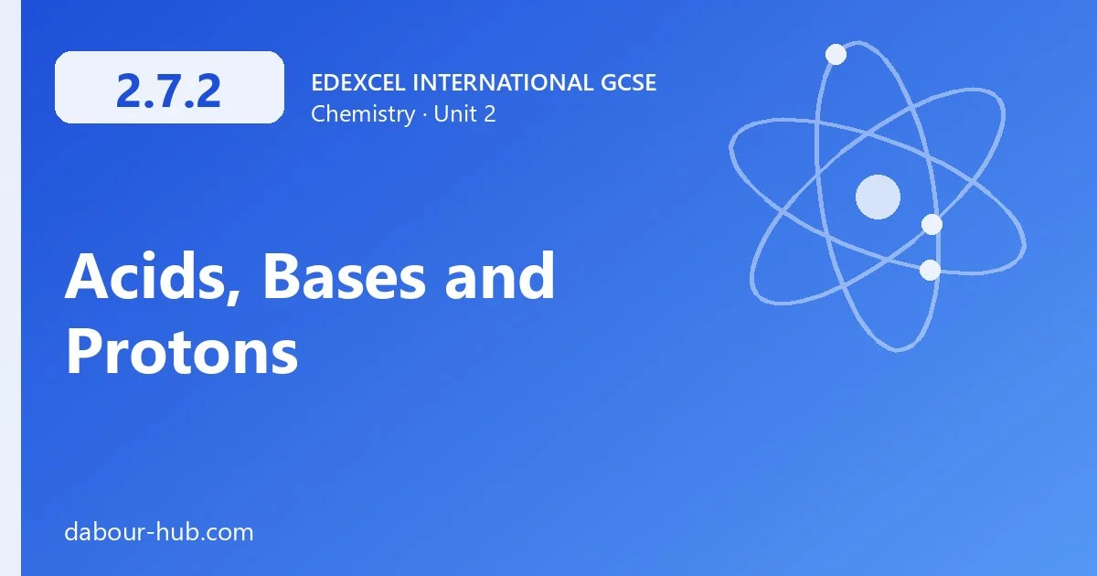 2.7.2 Acids, Bases and Protons