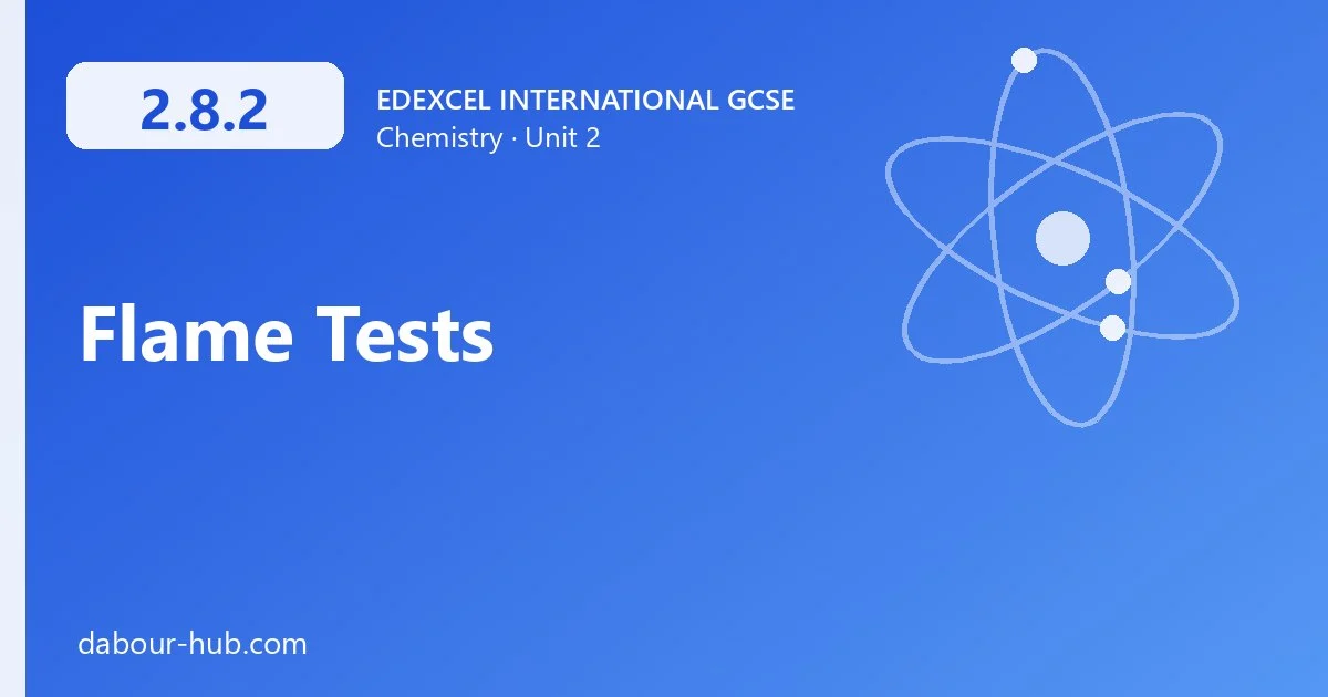 2.8.2 Flame Tests