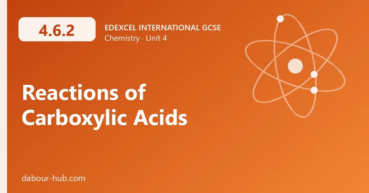 4.6.2 Reactions of Carboxylic Acids