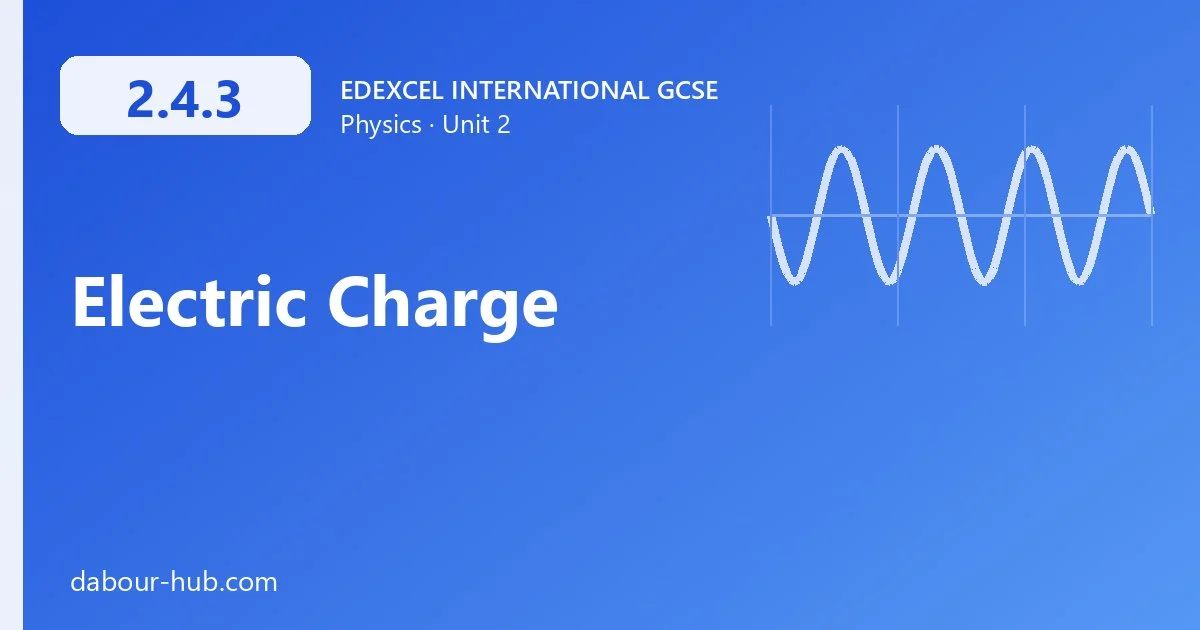 2.4.3 Electric Charge