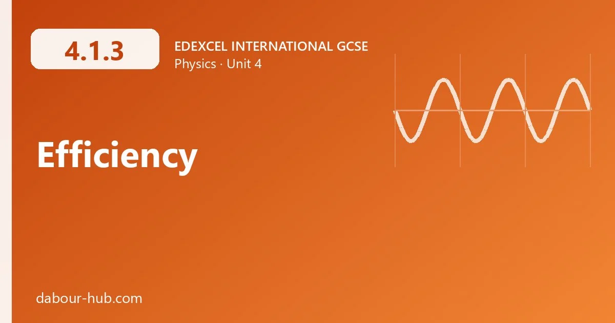 4.1.3 Efficiency