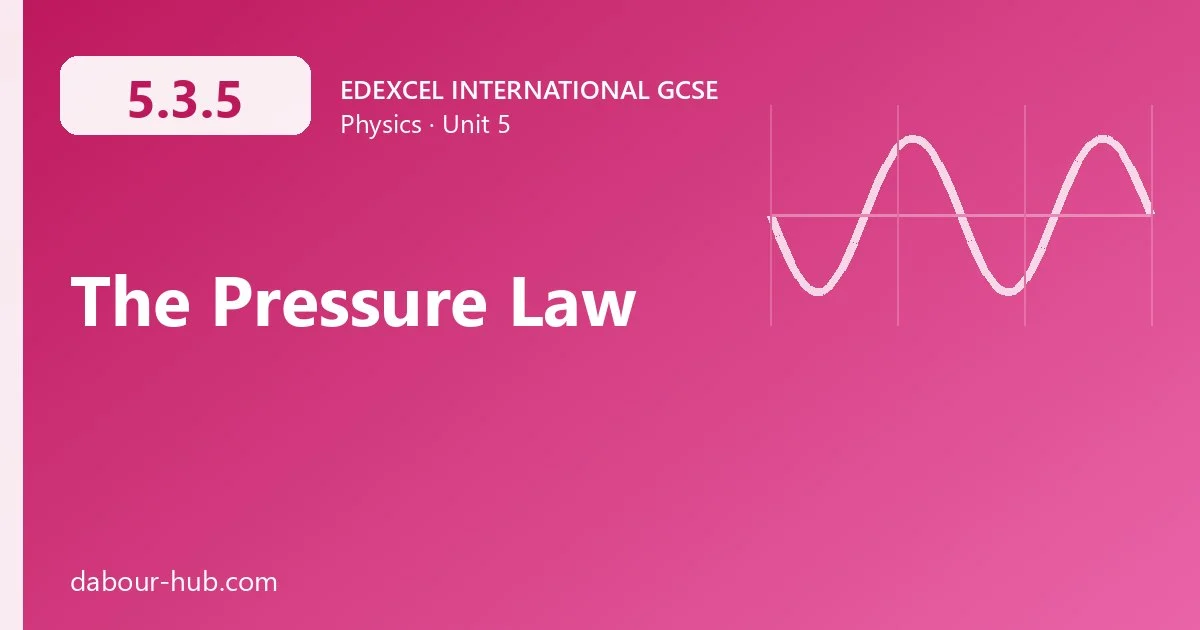5.3.5 The Pressure Law