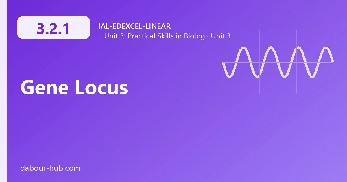 3.2.1 Gene Locus
