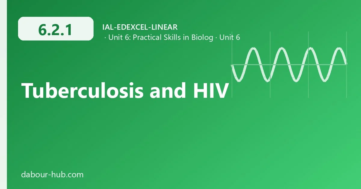 6.2.1 Tuberculosis and HIV