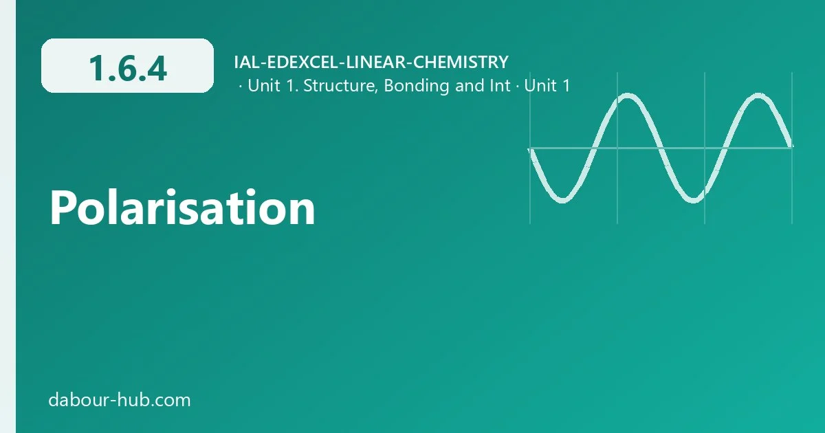 1.6.4 Polarisation