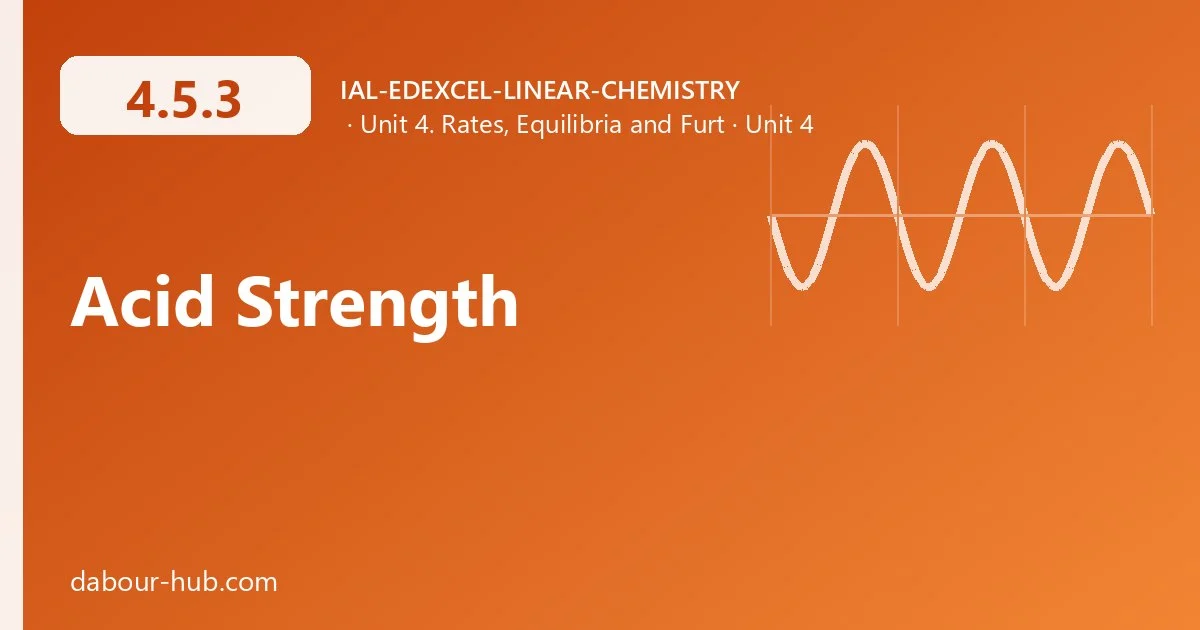 4.5.3 Acid Strength