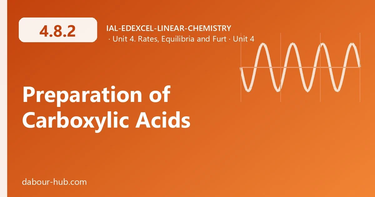 4.8.2 Preparation of Carboxylic Acids