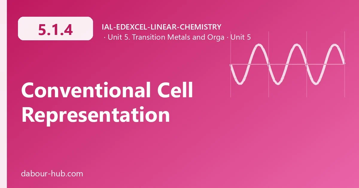 5.1.4 Conventional Cell Representation