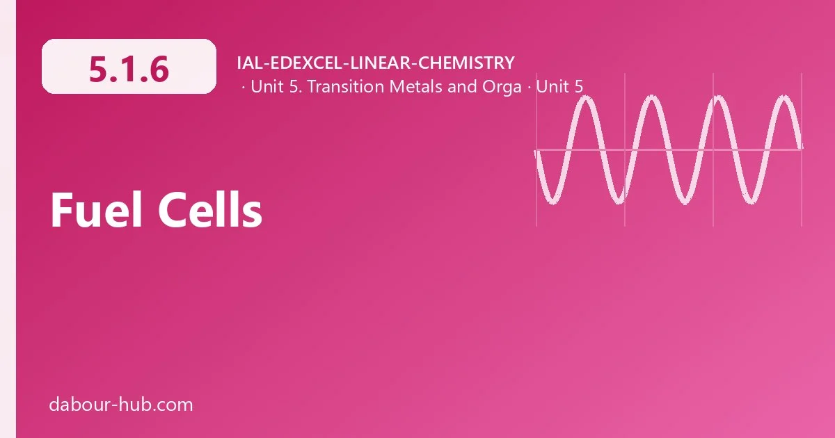5.1.6 Fuel Cells