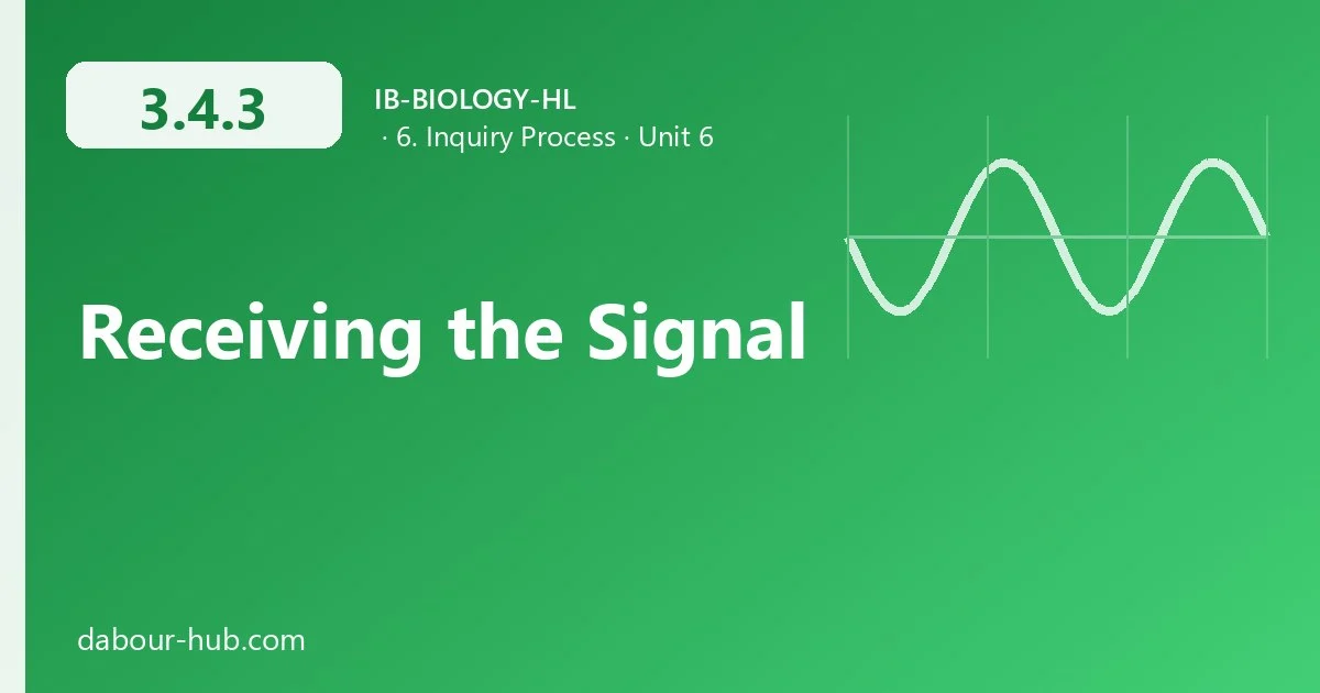 3.4.3 Receiving the Signal