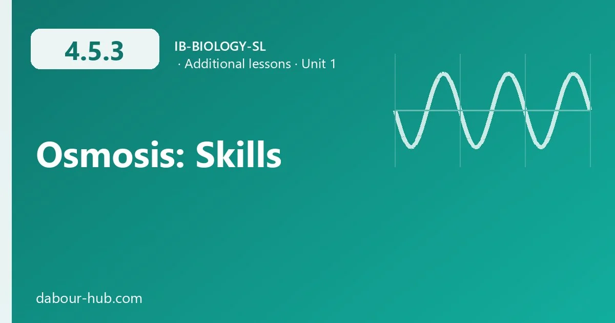 4.5.3 Osmosis: Skills