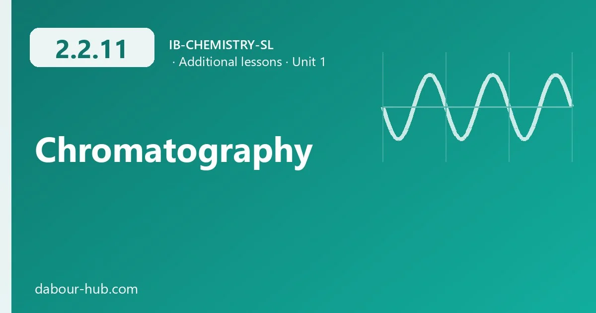 2.2.11 Chromatography