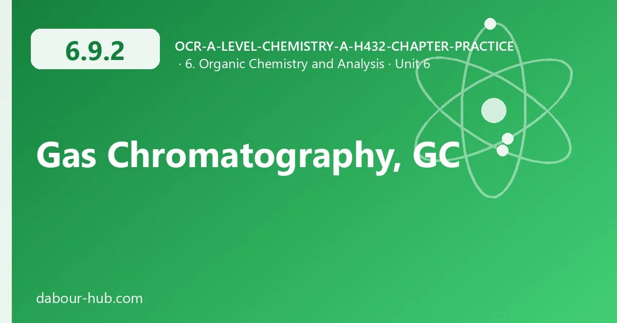 6.9.2 Gas Chromatography, GC