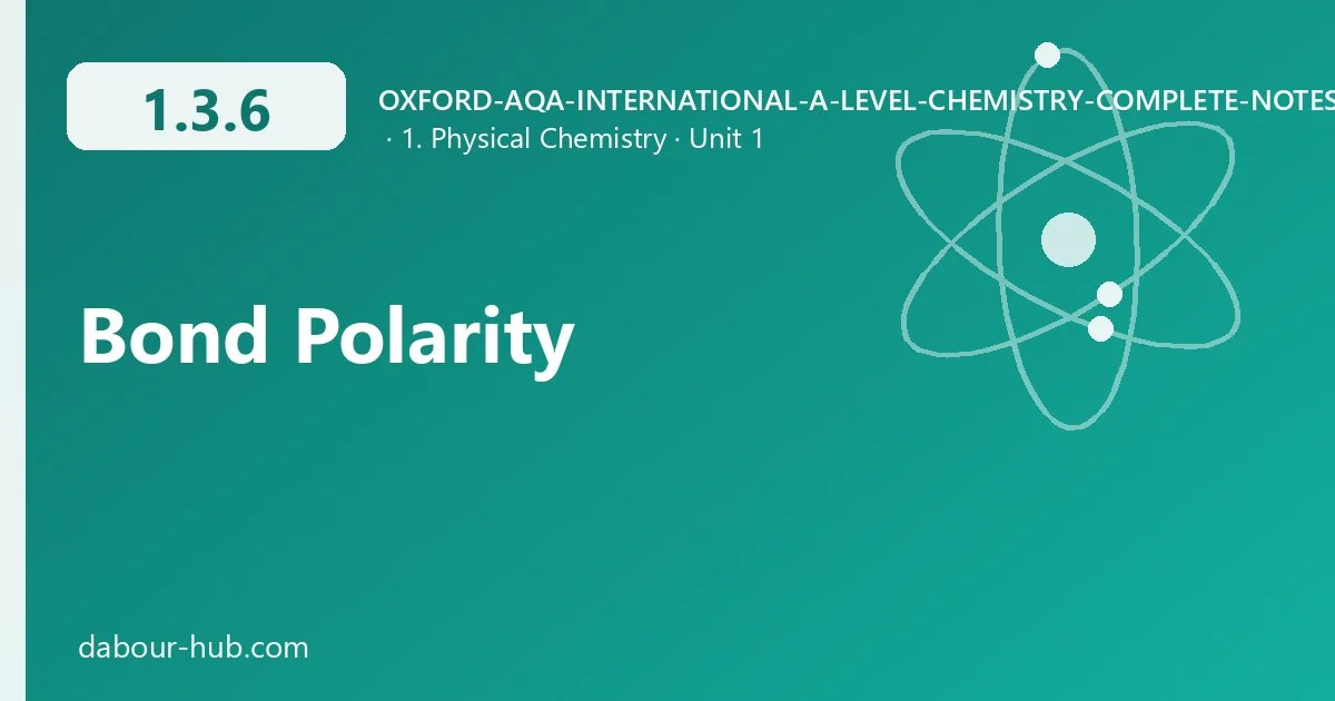 1.3.6 Bond Polarity