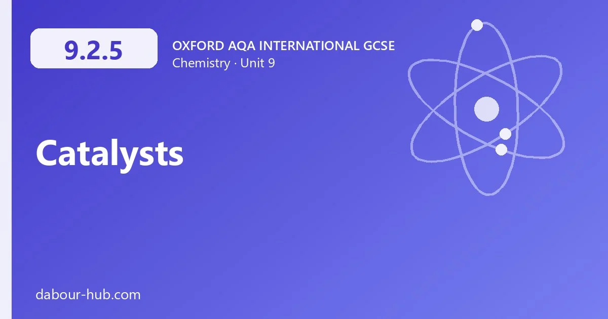 9.2.5 Catalysts