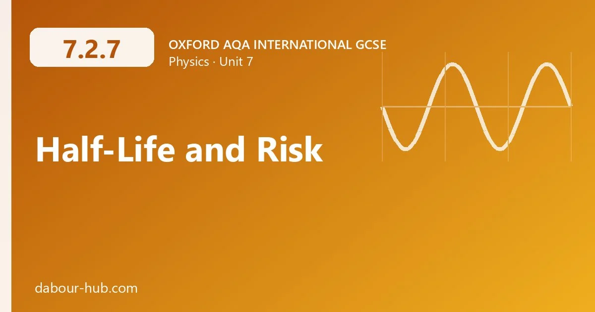 7.2.7 Half-Life and Risk