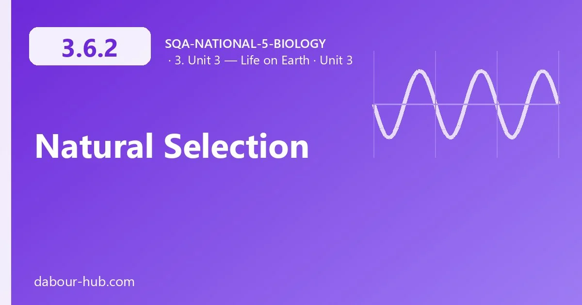 3.6.2 Natural Selection