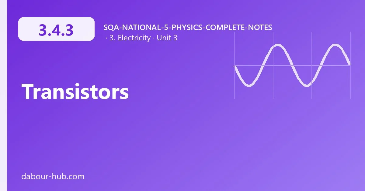 3.4.3 Transistors