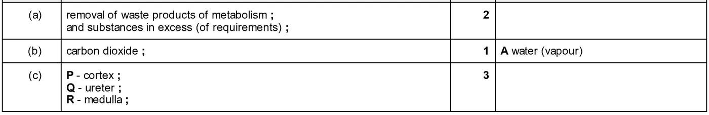 Answer to written question 3 (b)