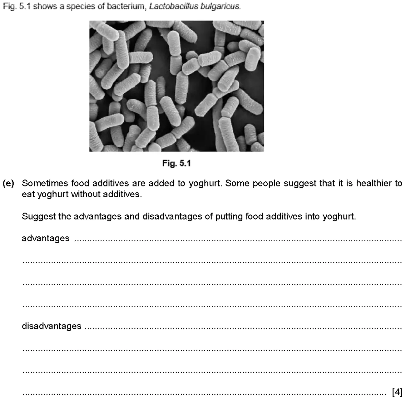 Checkpoint quiz written question 2 (e)