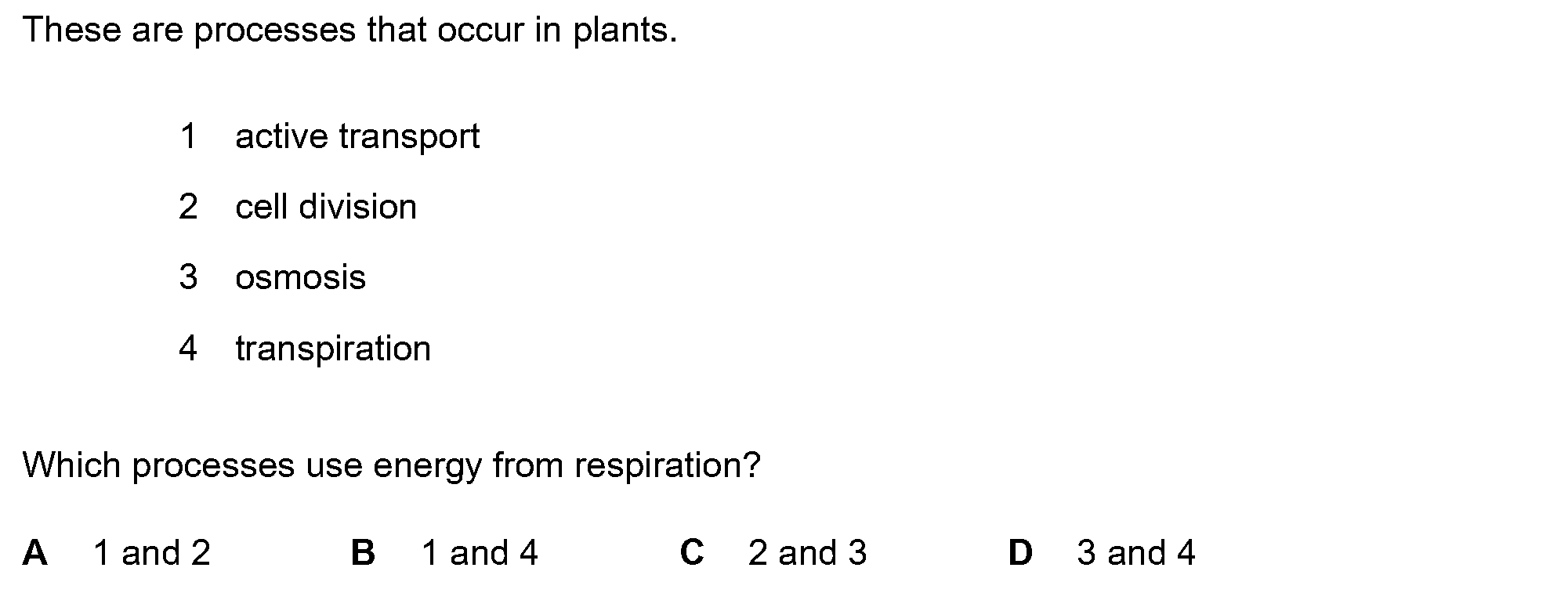 Question 1
