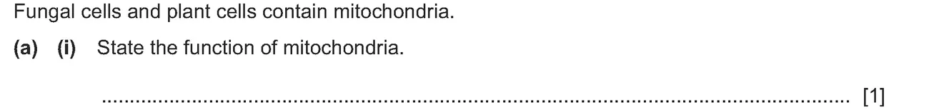 Checkpoint quiz written question 1 (a)(i)