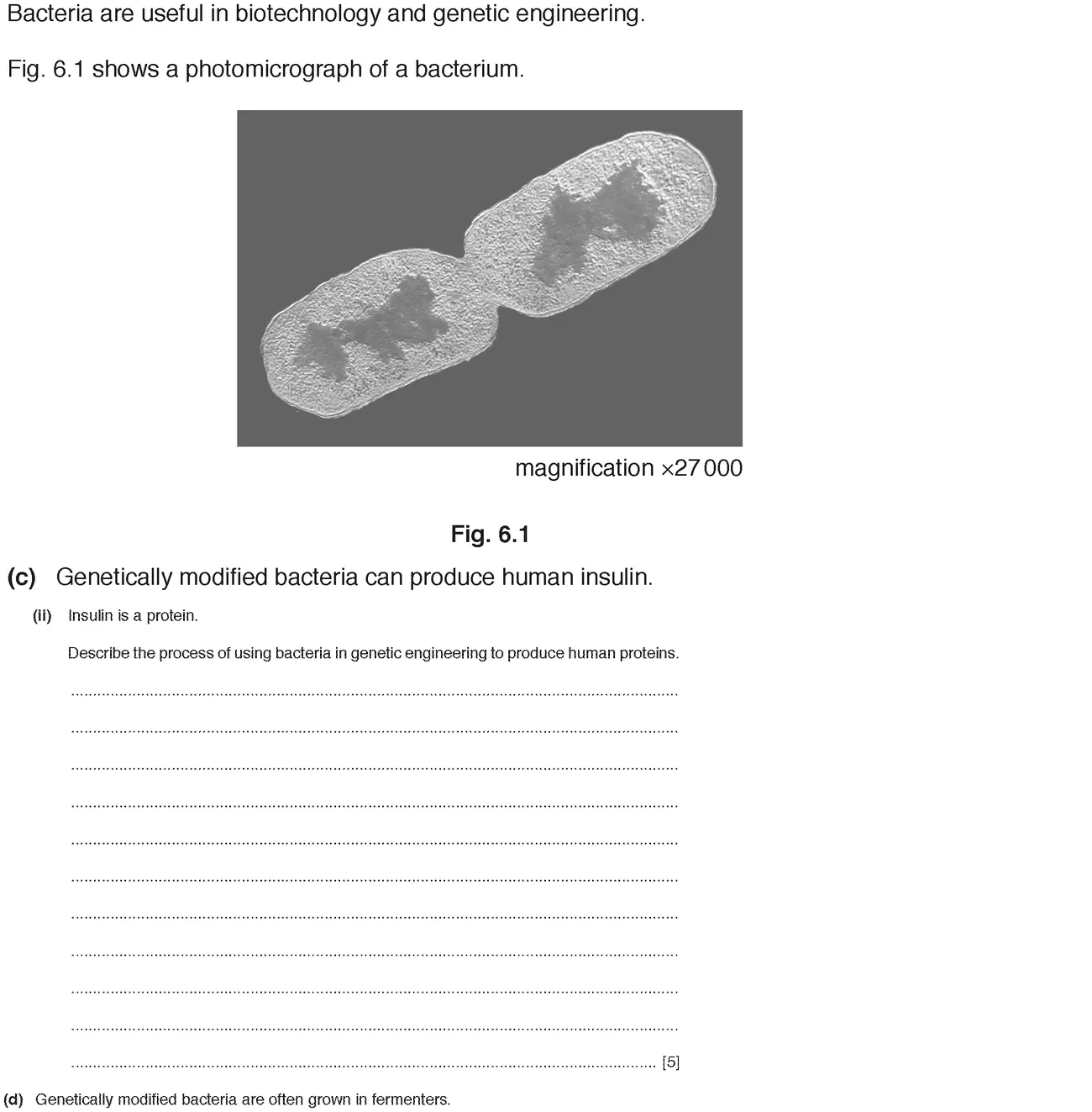 Checkpoint quiz written question 1 