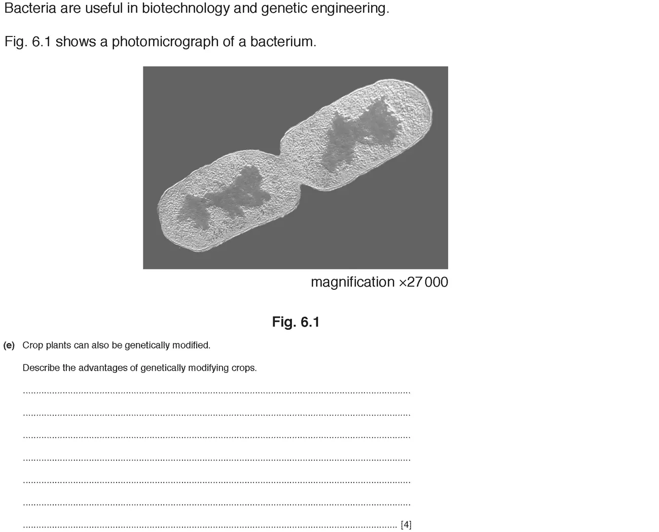 Checkpoint quiz written question 1 