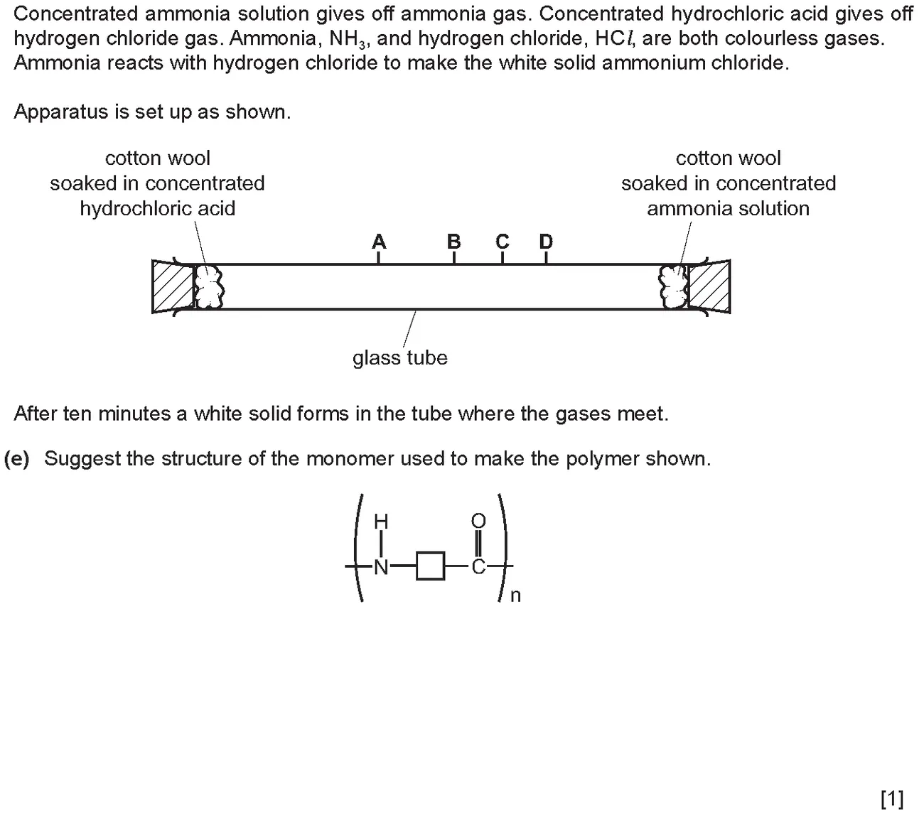 Checkpoint quiz written question 1 (e)