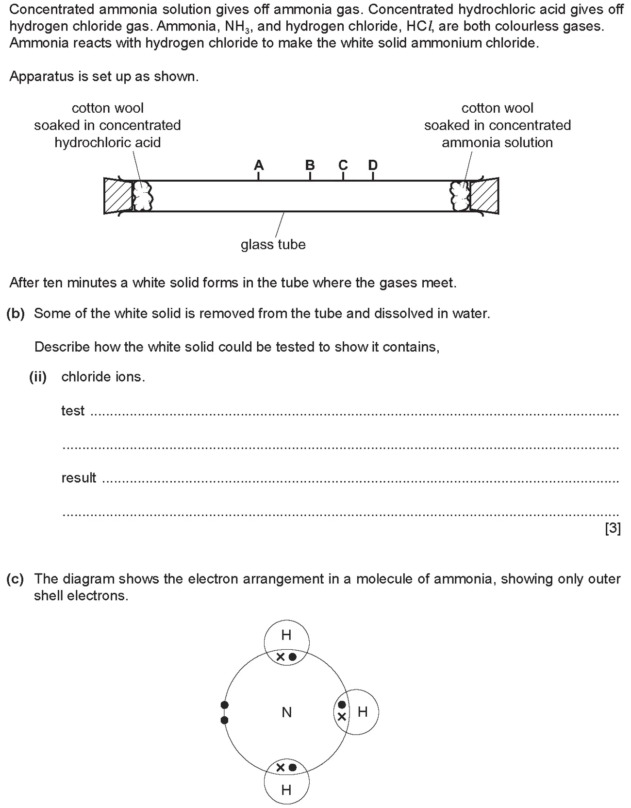Checkpoint quiz written question 1 (b)(ii)