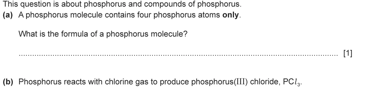 Checkpoint quiz written question 2 (a)