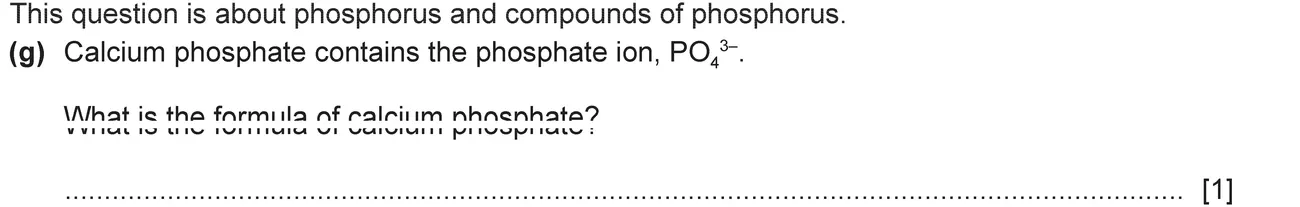 Checkpoint quiz written question 2 (g)