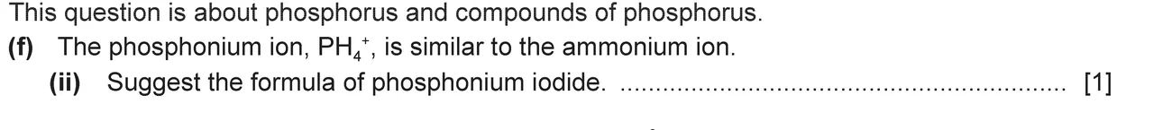 Checkpoint quiz written question 2 (f)(ii)