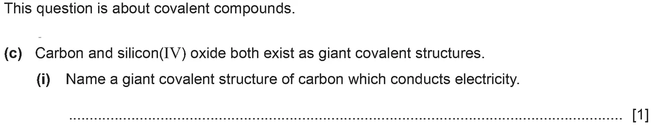 Checkpoint quiz written question 3 (c)(i)
