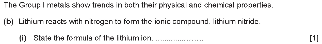 Checkpoint quiz written question 2 (b)(i)
