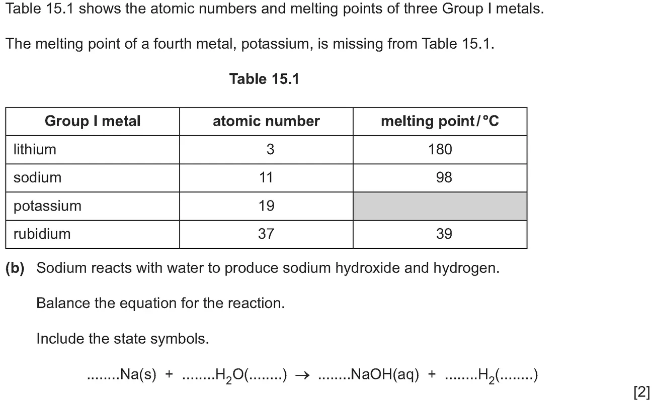 Checkpoint quiz written question 3 (b)